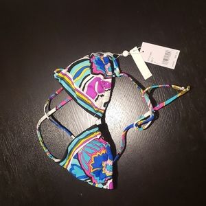 NWT! Trina Turk Mandalay tri bra bikini top 4
